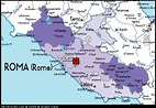 Map of Lazio map, Lazio, Italy, Italy Atlas