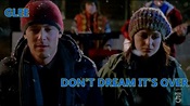 Glee-Don't Dream It's Over (Lyrics/Letra) - YouTube
