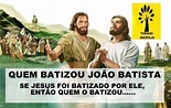 TEOLOGIA DISCIPULAR: Quem batizou João Batista?