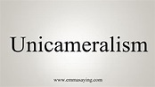 How To Say Unicameralism - YouTube