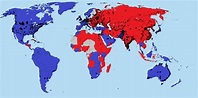 Map Of The World During The Cold War – Topographic Map of Usa with States