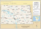Reference Maps of North Dakota, USA - Nations Online Project