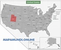 ⊛ Mapa de Utah 🥇 Político y Físico Imágenes HD | 2023