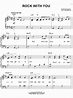 Rock With You sheet music by Michael Jackson (Easy Piano – 67670)