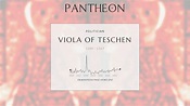 Viola of Teschen Biography - Czech queen (d. 1317) | Pantheon