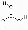 La formule de l'acide borique en chimie