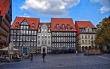 Am Historischen Marktplatz in Hildesheim