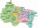 Région Grand-Est : géographie, histoire, économie, cartes de la région ...