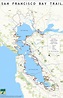 Bay trail la carte - San Francisco bay trail map (Californie - etats-unis)