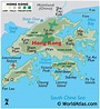 Hong Kong Large Color Map