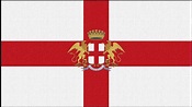 Genoa Flag (Italy) Genova Bandiera - YouTube