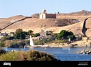 Das Mausoleum an den Ufern des Flusses Nil bei Assuan ist die ...