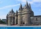 Castle in Vire in Normandy (France) on JULY 2014 Stock Photo - Image of ...