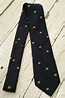 University of Notre Dame Irish Blue Necktie Golden Clasp Neck Tie Men's ...