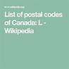 List of postal codes of Canada: L - Wikipedia | Wasaga beach, Niagara ...