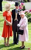 Mary de Dinamarca con la Reina Isabel y el Príncipe Eduardo en Ascot ...