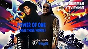 (346) DONNA SUMMER / STEVIE WONDER - Power Of One (These Three Words ...