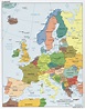 Mappa Politica dell'Europa: Carta ad alta risoluzione dell'Europa ...