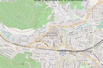 Karte von Neustadt an der Weinstraße :: Deutschland Breiten- und ...