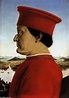 Portrait de Federico da Montefeltro, détrempe de Piero Della Francesca ...