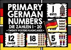 Primary German Numbers 1 20 Posters Flashcards Teaching Resources ...