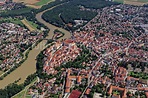 Luftbild Neuburg an der Donau - Historisches Altstadt- Zentrum von ...