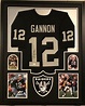 Rich Gannon Autographed Signed Framed Signed Oakland Raiders Jersey JSA COA