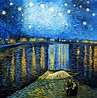 Vincent van Gogh - Starrynight 120x120 cm reproduction oil painting | eBay