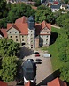 Köthen (Anhalt) von oben - Palais des Schloss in Köthen (Anhalt) im ...