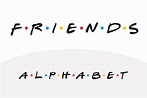 Friends Alphabet File SVG File PNG PDF | Etsy in 2022 | Friends font ...