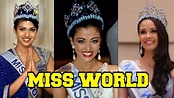 Top 10 Most Beautiful Miss World Winners - YouTube