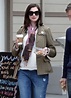 Pregnant ANNE HATHAWAY at a Park in Los Angeles 01/29/2016 - HawtCelebs