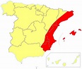 Map Spain Levante - MapSof.net