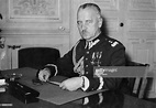 Polish General Wladyslaw Sikorski , Prime Minister of Poland, at his ...