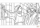 Dibujo de Las 95 tesis de Martín Lutero para colorear | Dibujos para ...