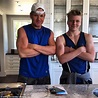 Gordon Ramsay and son Jack, 15, look show off their muscles in matching ...
