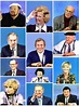 Some of the regular contestants on Hollywood Squares. The Hollywood ...