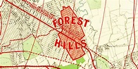 Beautifully restored map of Forest Hills, Queens from 1908 - KNOWOL