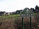 One of the new Higham village signs © Clive Stanley :: Geograph Britain ...