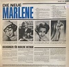 Marlene Dietrich ‎ Die Neue Marlene LP Plak Satın Al