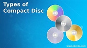 Types of Compact Disc | 11 Different Types of Compact Discs