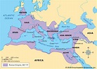 Ancient Rome AD117 | Ancient rome map, Roman empire map, Roman empire