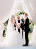 Bride & Groom at Altar with Officiant