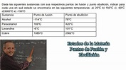 Estados de la Materia Puntos de Fusión y Ebullición - YouTube