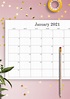 Download Printable Blank Monthly Calendar PDF