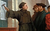 Vor 500 Jahren soll Martin Luther seine 95 Thesen angeschlagen haben ...