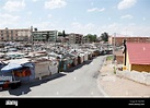 Hütten in Alexandra Township, Johannesburg, Gauteng, Südafrika ...