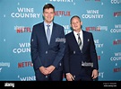 Morgan Sackett, left, and David Heimann attend the premiere of "Wine ...