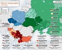 The World in Maps 🌍 on Instagram: “Map of Slavic Languages in Europe ...