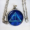Amazon.com: Harry Potter Deathly Hallows symbol - pendant necklace - HM ...